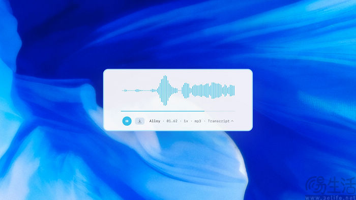 OpenAI发布三款全新模型，均为语音相关产品