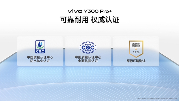 续航灭霸 +倍强大，vivo Y300 Pro+正式发布