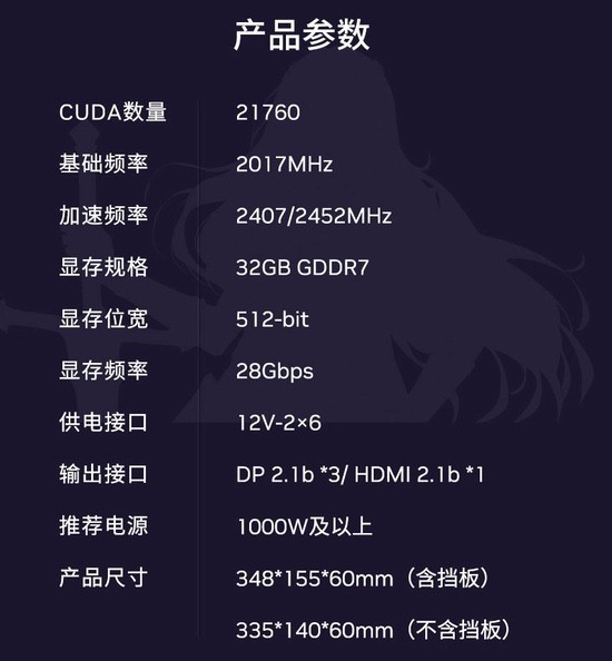 影驰RTX 5090D星曜OC正式发布，明日9点准时开售