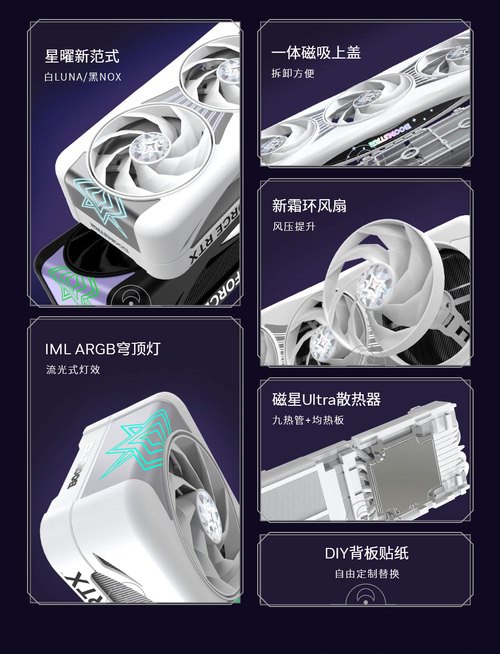 影驰RTX 5090 D 星曜LUNA OC现已正式发售！