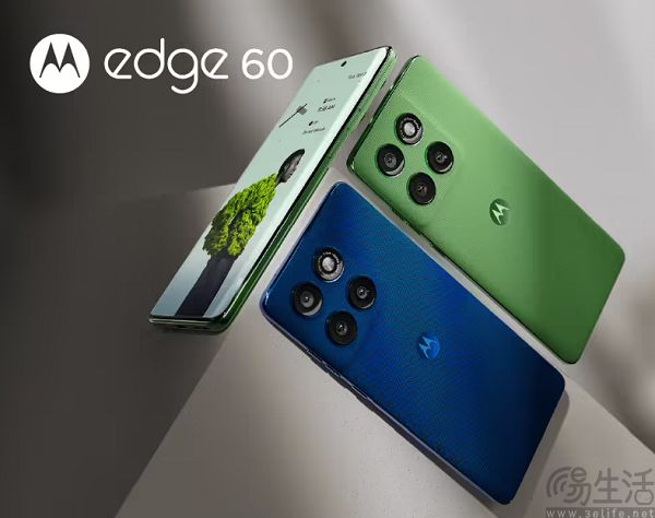 moto Edge 60宣传海报曝光，延续四曲面设计