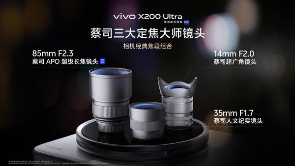 专业“V单”vivo X200 Ultra和生态破壁vivo X200s正式发布