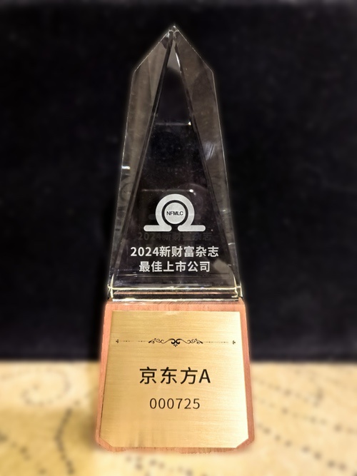 BOE连续6年荣膺新财富杂志“最佳上市公司” 以创新引领产业升级