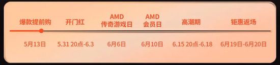 芯更强 价优享！AMD京东自营旗舰店618爆款提前购