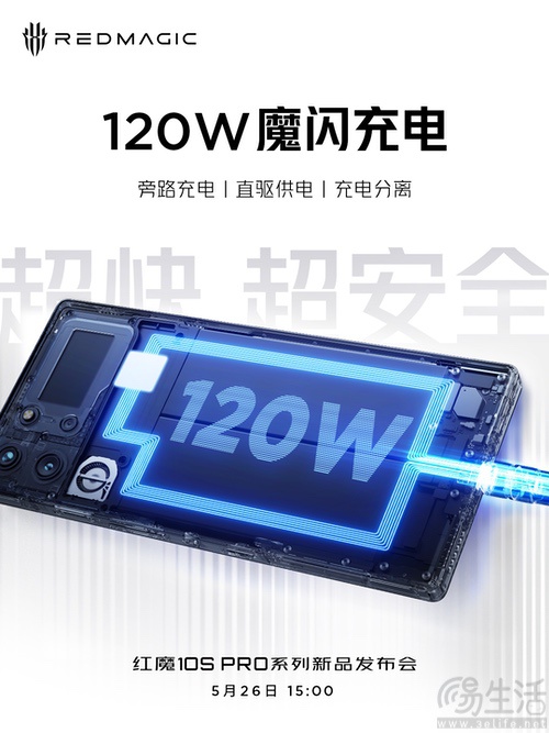 红魔10S Pro系列继续预热，电池快充配置揭晓