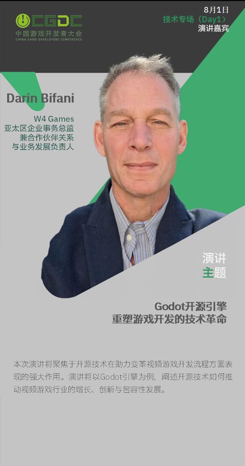 2025 中国游戏开发者大会（CGDC）部分技术专场嘉宾曝光