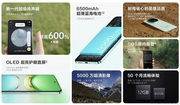 vivo千元级新机Y300c上市，售价从1399元起跳