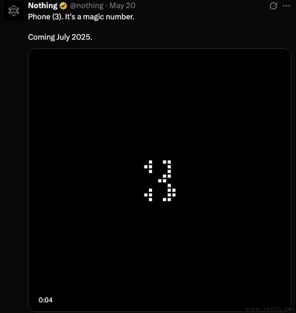 Nothing Phone (3)主控确认，搭载骁龙8s Gen4