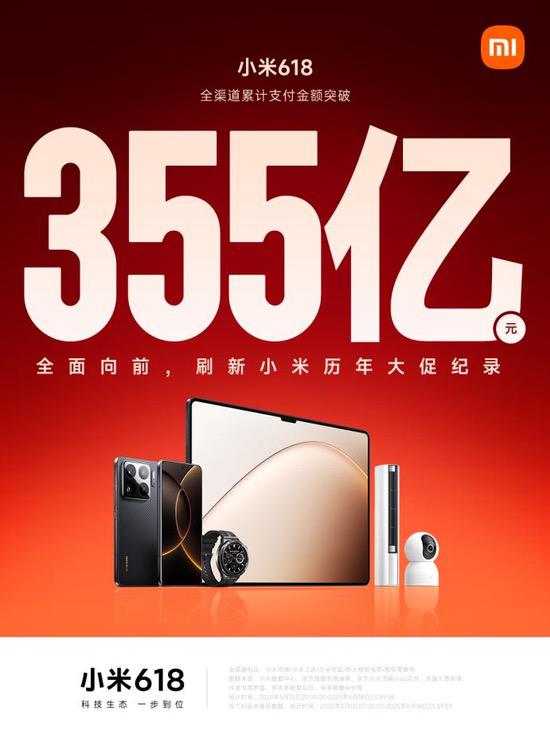 小米发布618收官战报，手机包揽各电商平台国产手机销量第一