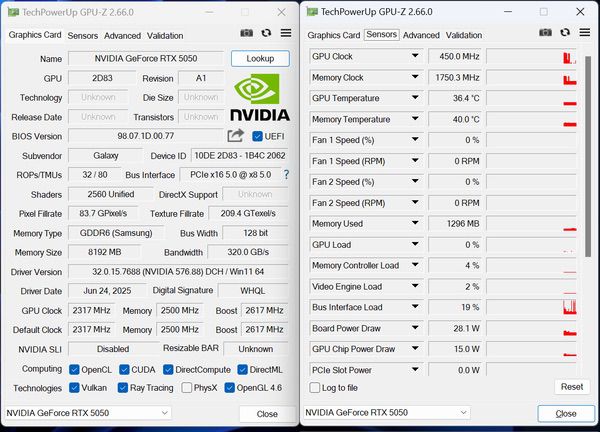 影驰RTX 5050圣刃OC评测：1080P入门战神