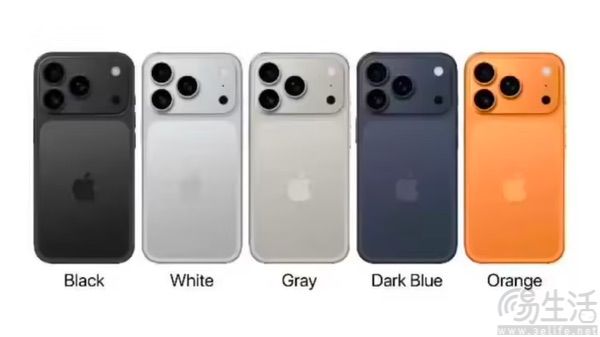 iPhone 17 Pro橙色机模现身，外观辨识度极高