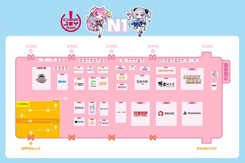 2025 ChinaJoy 展馆地图正式发布