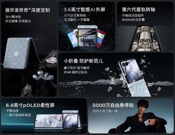 moto razr 60冰钻限定版开启预约，即将上市