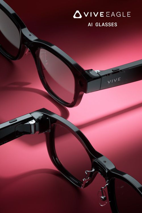 HTC全球首发AI眼镜VIVE Eagle，极简时尚、多元智能