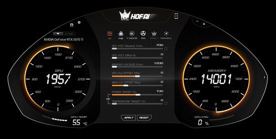 影驰RTX 5070 Ti HOF OC LAB黑魂X评测|纯黑哑光，旗舰性能