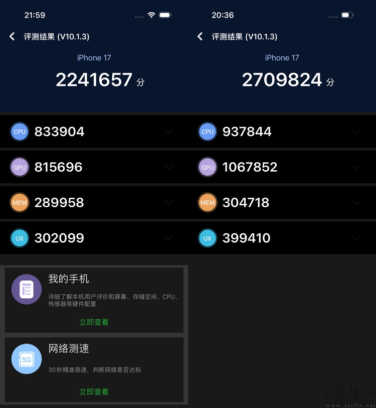 iPhone 17系列性能测试：代次相同，表现大不同