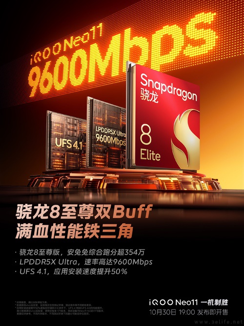 iQOO Neo11更多配置详情揭晓,并已开启预约 iQOO Neo11更多配置详情揭晓,并已开启预约