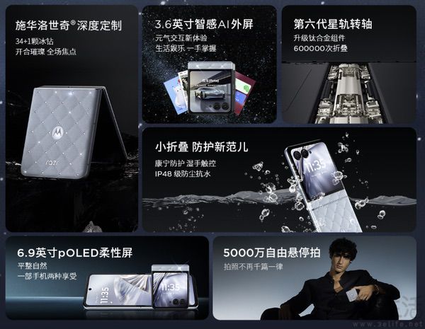 moto razr 60冰钻版联名礼盒上市，仅4399元