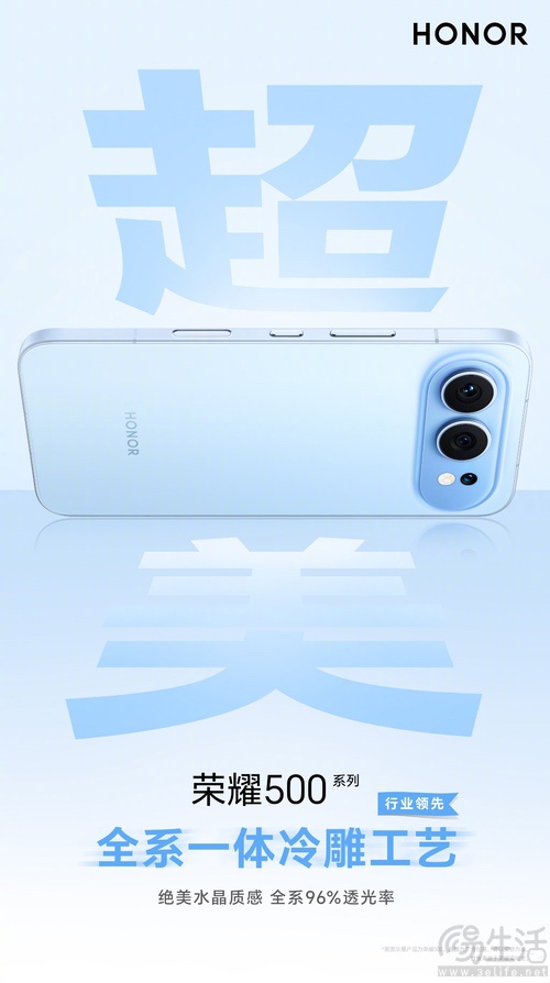 湿手解锁仅需0.1秒，荣耀500 Pro升级超声波指纹