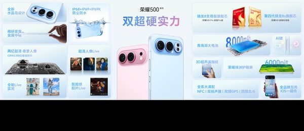 荣耀500系列新机发布：2699元起，11月28日开售