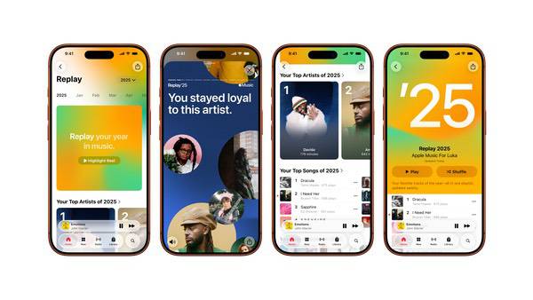 Apple Music发布Replay ’25音乐回忆,回顾你的年度音乐之旅 Apple Music发布Replay ’25音乐回忆,回顾你的年度音乐之旅
