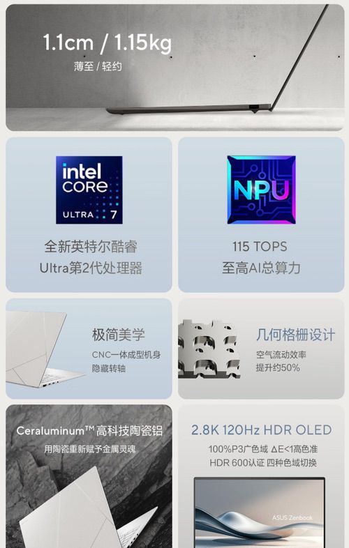 高频通勤及差旅必备,华硕灵耀14 Air轻薄有质感、性能在线 高频通勤及差旅必备,华硕灵耀14 Air轻薄有质感、性能在线