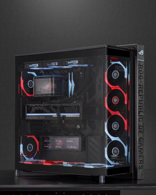 全新ROG首款海景房机箱空降CES 2026，DIY好物精彩纷呈