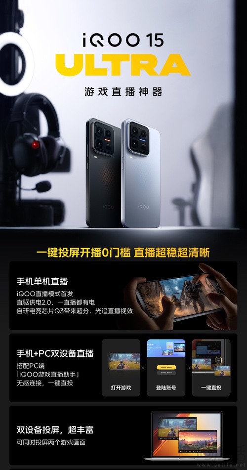 iQOO 15 Ultra更多信息揭晓，首发超感游戏肩键