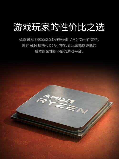 X3D胜享初心！AMD锐龙5 5500X3D处理器亲民价到