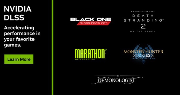 含《死亡搁浅 2：冥滩之上》在内，四款新作已确认支持DLSS