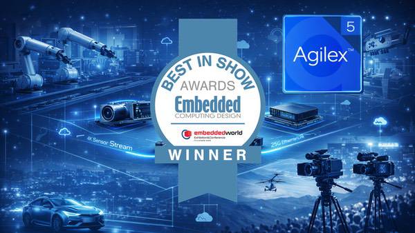 Altera 25G Holoscan 传感器桥接器演示获最佳展品奖