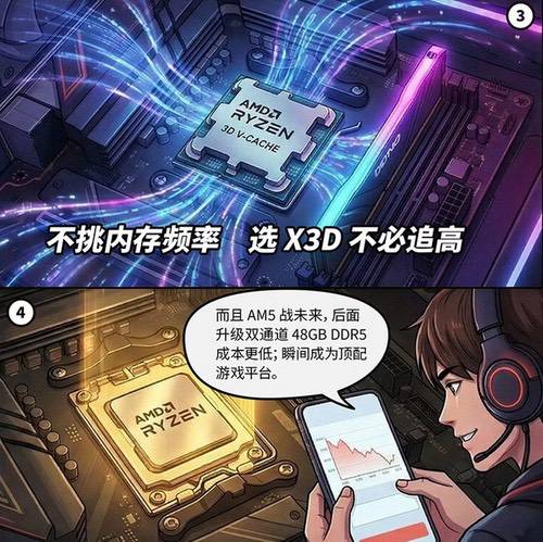 内存涨价性能承压，凸显锐龙7 7800X3D真优选 