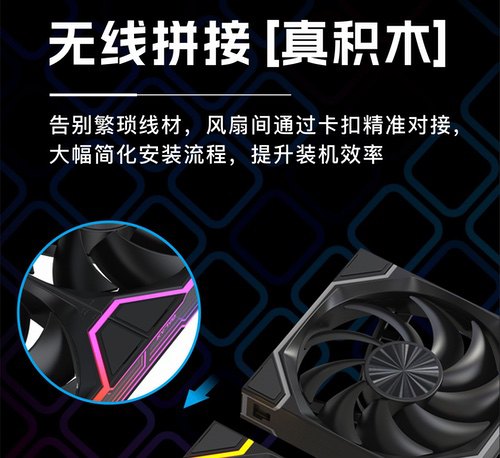 无线拼接承续灯效美学：影驰极光A125介绍