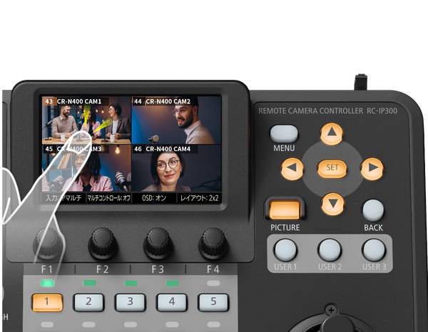 佳能发布摄控一体机控制器新品RC-IP300