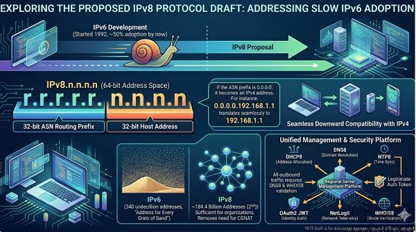 IPv6还没做到人人都用上，IPv8已经来了