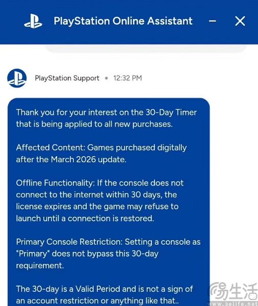 强制30天联网鉴权，索尼对PS5游戏租赁出重拳