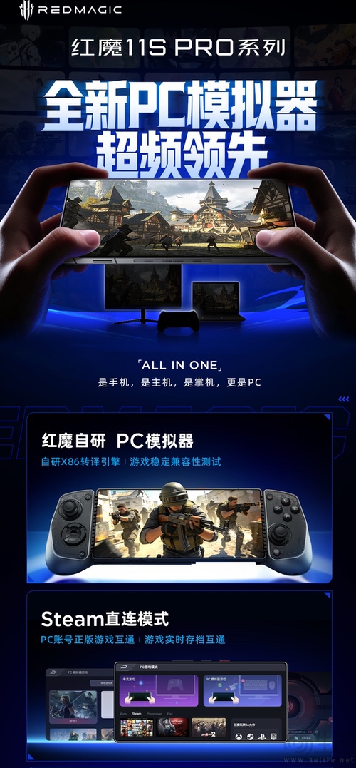 红魔11S PRO系列继续预热,搭载全新PC模拟器 红魔11S PRO系列继续预热,搭载全新PC模拟器