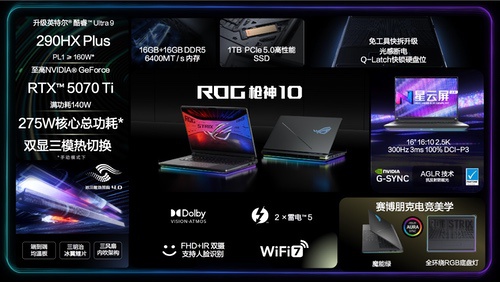 ROG 20周年品牌代言人周冠宇官宣ROG 2026游戏本新品发布 ROG 20周年品牌代言人周冠宇官宣ROG 2026游戏本新品发布