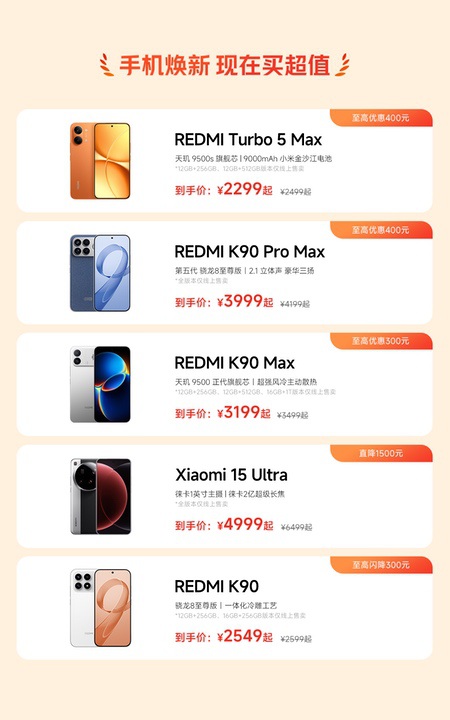 小米618大促开门红，手机竞速榜国产第一