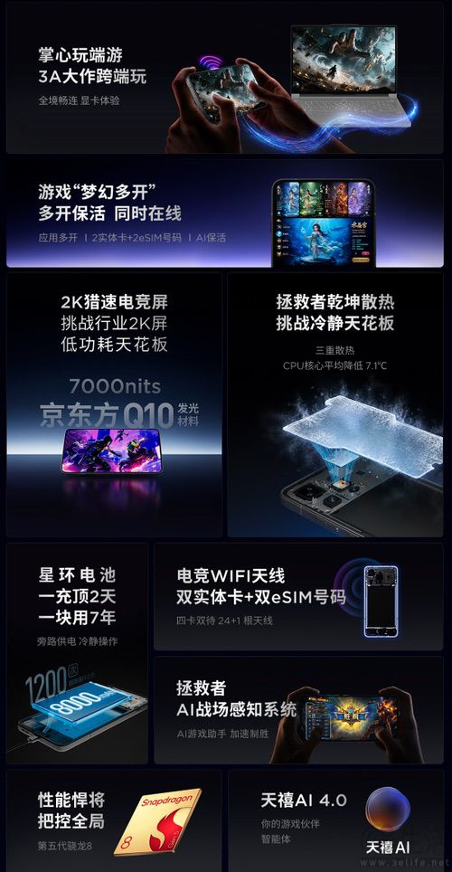 拯救者手机Y70新一代开售,首销仅2599元起 拯救者手机Y70新一代开售,首销仅2599元起