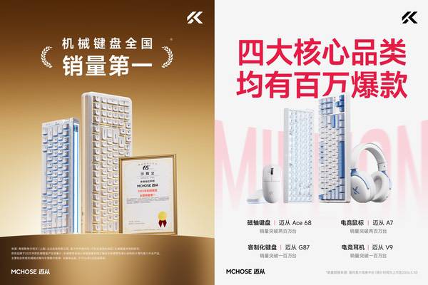 迈从确认参加2026 ChinaJoy,将携全系产品及新品亮相E7馆! 迈从确认参加2026 ChinaJoy,将携全系产品及新品亮相E7馆!
