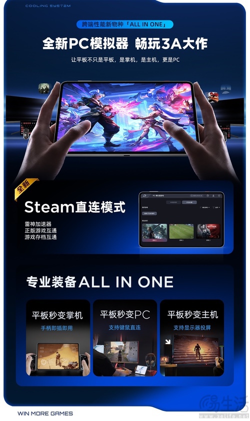 红魔游戏平板5 Pro更多配置揭晓，支持80W快充