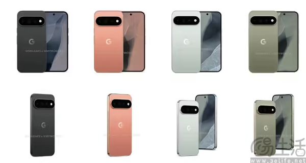 谷歌Pixel 11系列渲染图曝光，四种配色可供选择