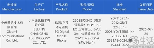 三证齐全，小米MIX Fold系列即将焕新