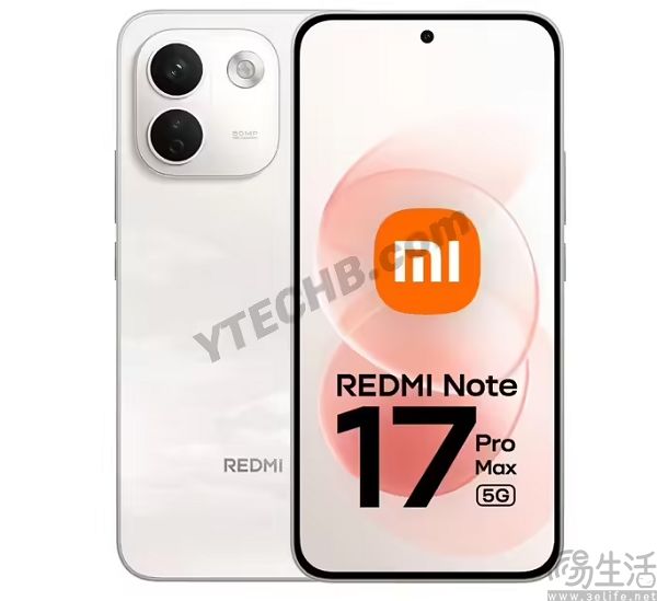 REDMI Note 17 Pro Max曝光，配置进一步升级