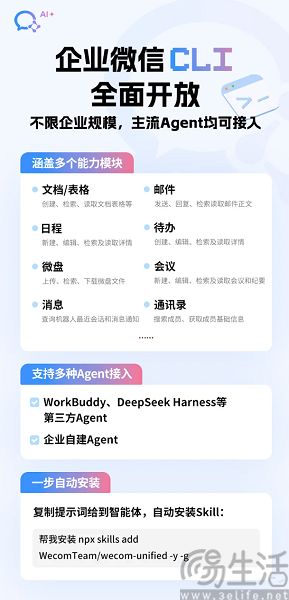 企业微信5.0.10上线,全面开放CLI与MCP 企业微信5.0.10上线,全面开放CLI与MCP