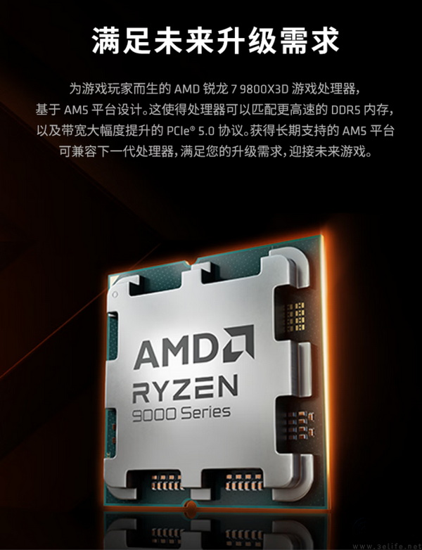 锐龙7 9800X3D冠军同款 把千帧握在手中