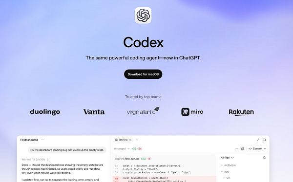 OpenAI Codex活跃用户数量公布，已达2500万