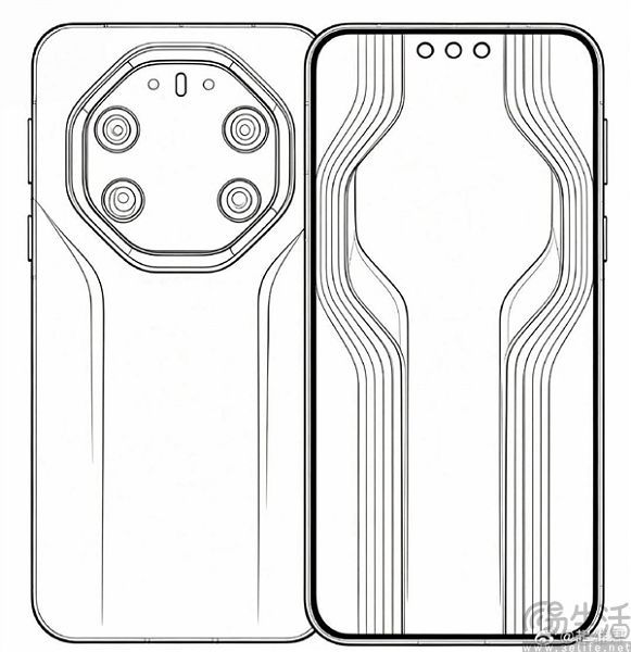 华为Mate 90 RS设计曝光，延续经典造型