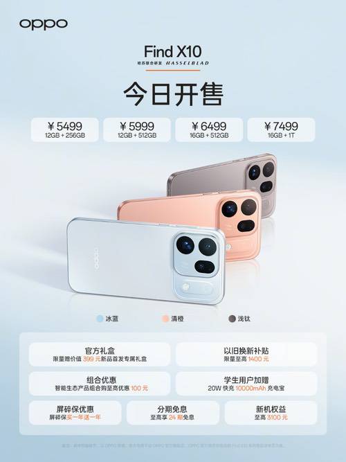 OPPO Find X10 系列今日全渠道正式开售